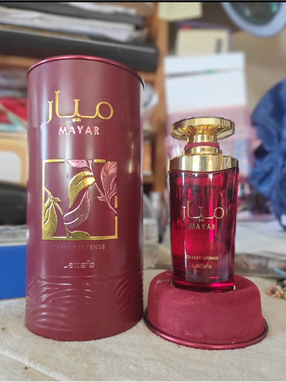 Julo Mayar Cherry Intense Perfume - Deep Cherry Red & Gold